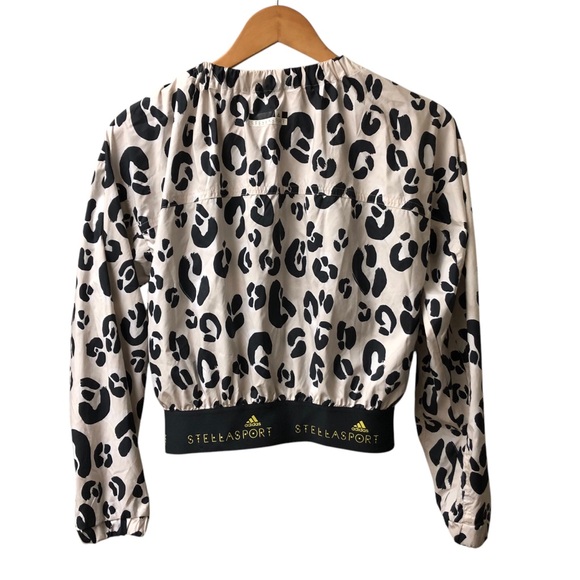 Adidas x Stella McCartney Stellasport Leopard Windbreaker XS - Picture 2 of 12